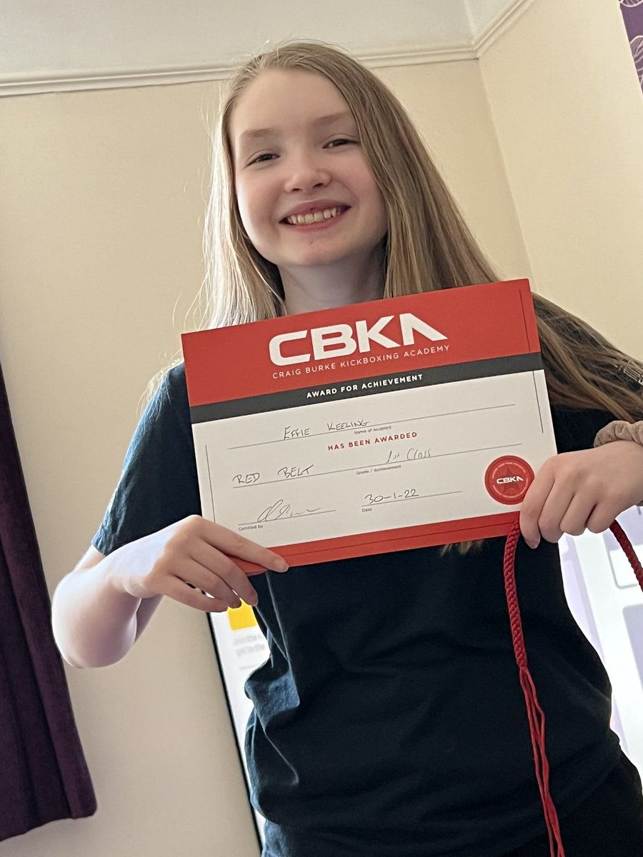 see_you_there's tweet photo. After a lot of nerves this weekend Effie smashed her Kickboxing grading with a 1st Class @ShawlandsPS @mrspease_y6 https://t.co/pwfkjvyVCo