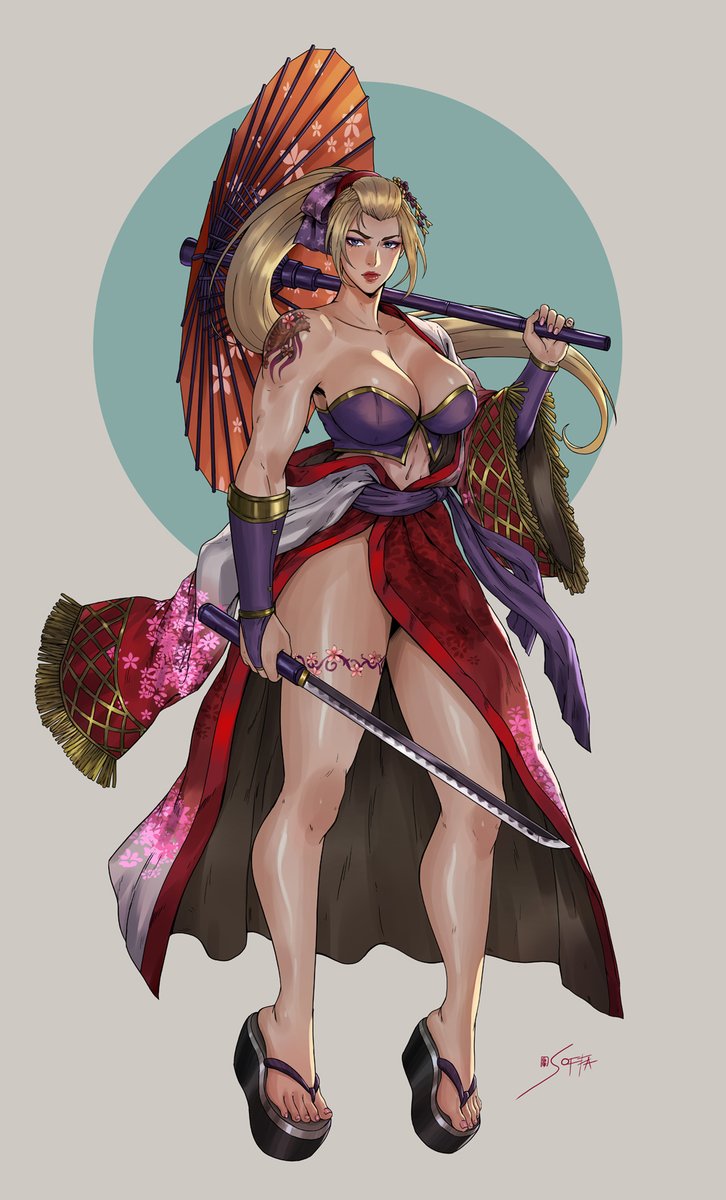 kelpo_cereal's tweet photo. Setsuka from SC4 colored sketch commission. https://t.co/zbAEl1LrI2