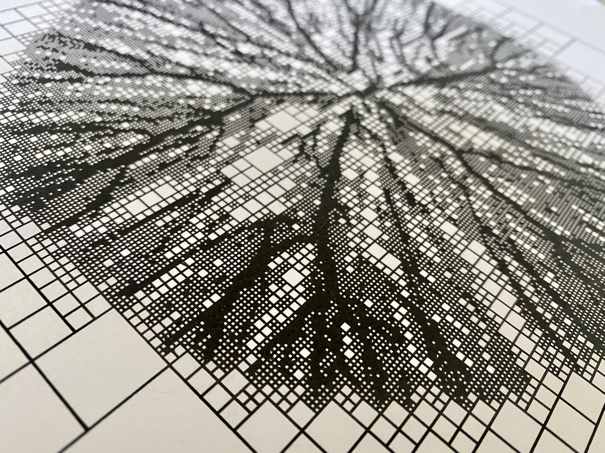 Unordered__list's tweet photo. 6h plot after the initial plot failed due to my pen breaking. Still have some tweaks in mind, but very satisfied with this already. #axidraw #plottertwitter #generativeart https://t.co/lpngNY5axo