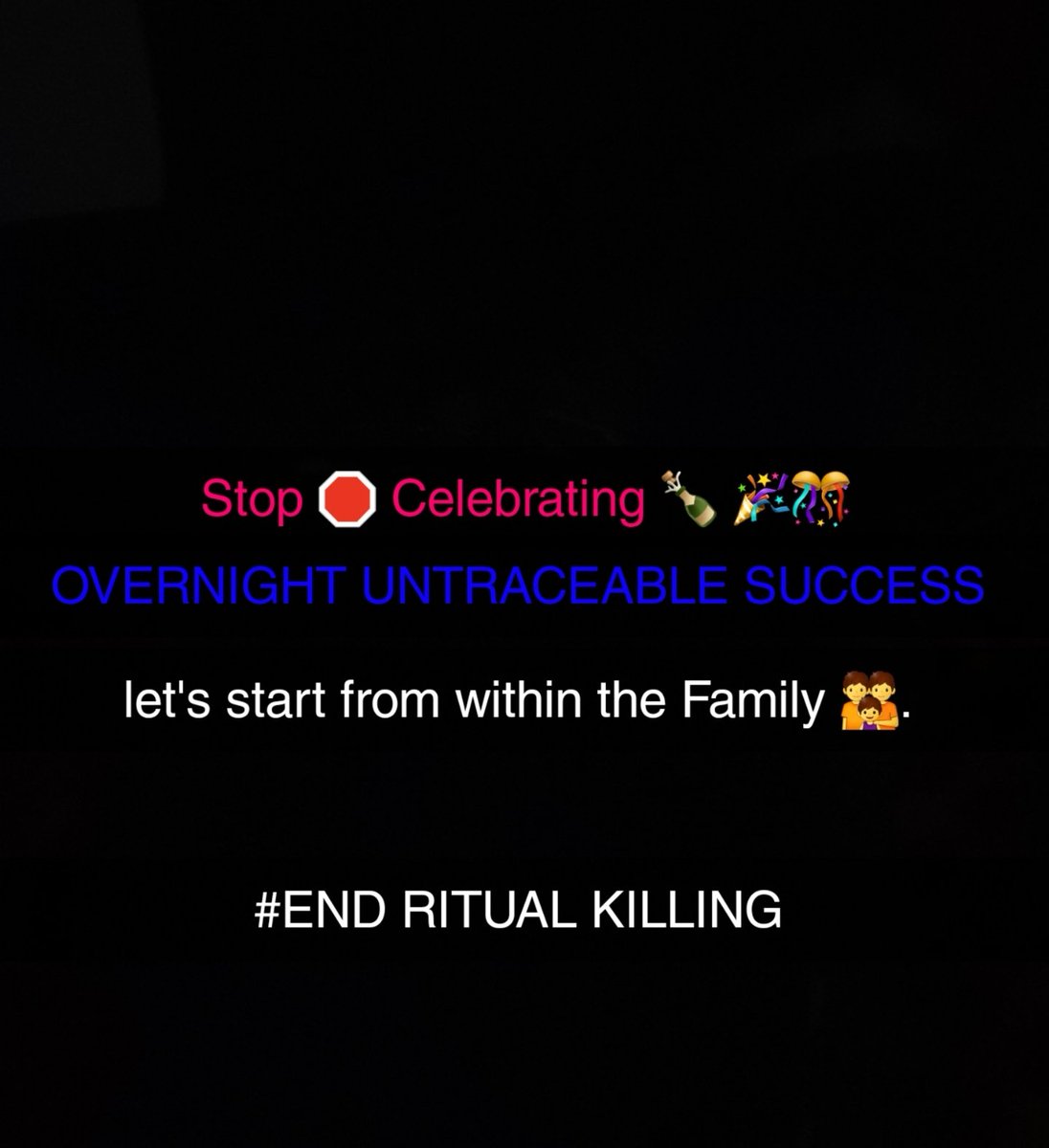 Lhongman's tweet photo. #EndRitualists https://t.co/Met46Bej5j