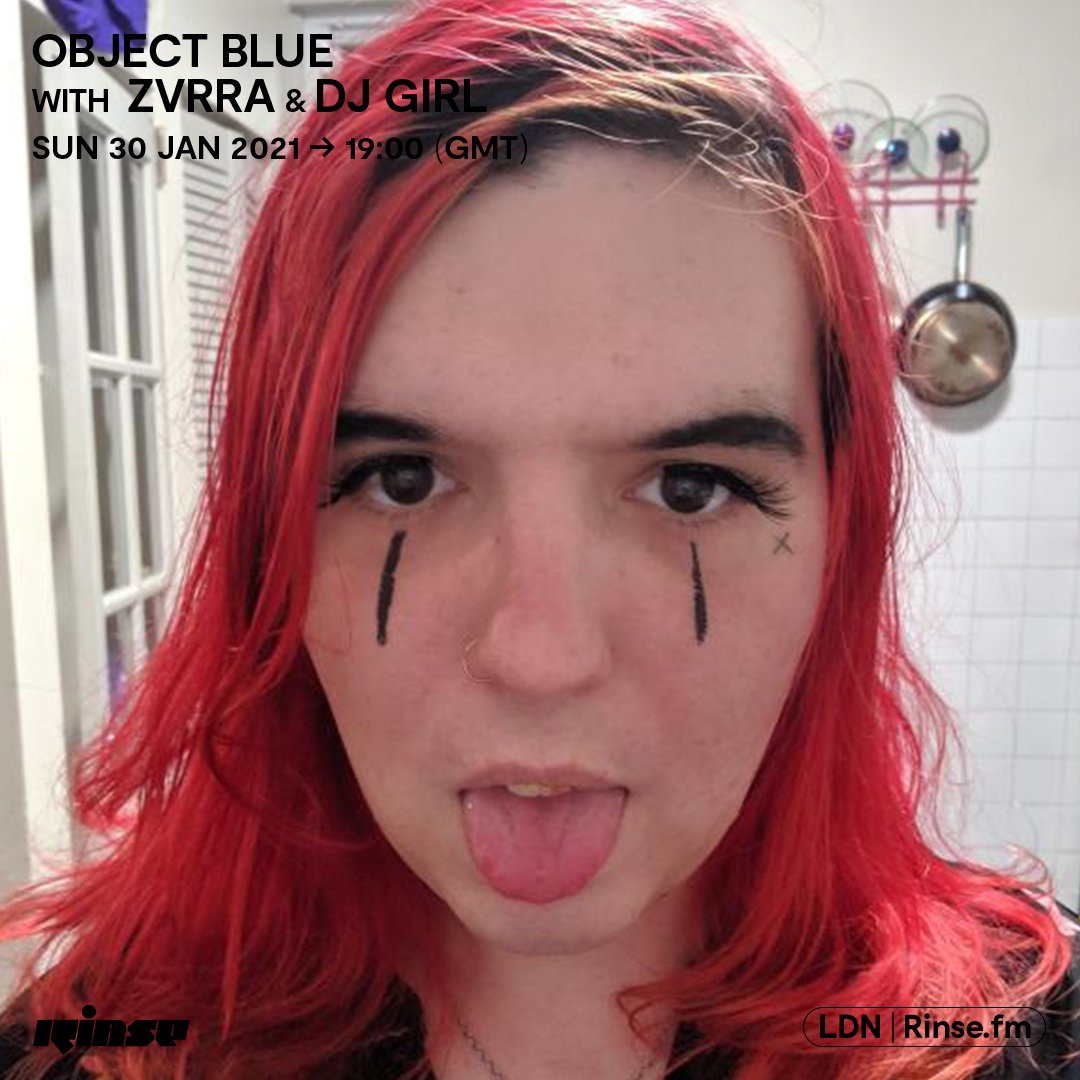 objectblue_'s tweet photo. omg!! for the first time in two years I'll be recording this in the Rinse studio 😭 prerecording 1400-1600, airing 1900-2100 British time. I'll be on Instagram live during prerecord so come hang!
guest mixes from the amazing EAT DIS collective's @_djgirl and @zvrra1 ⚡ https://t.co/zbuUqssNAt