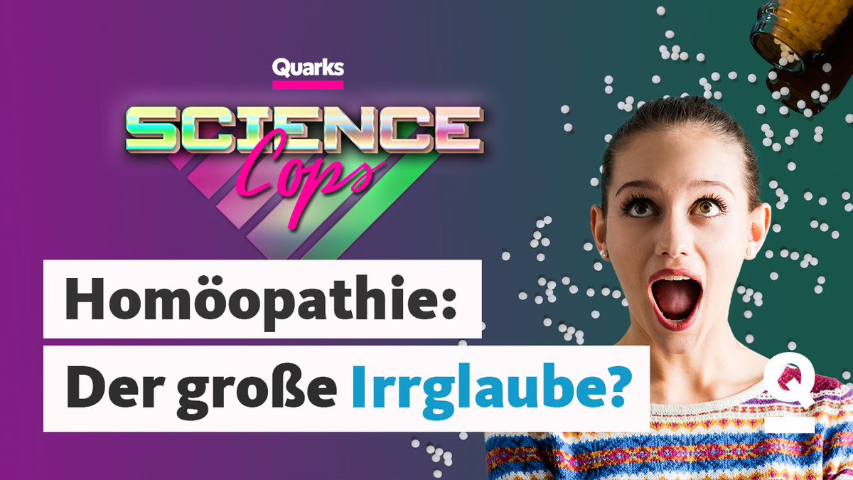 quarkswdr's tweet image. Homöopathen behaupten, die Wirksamkeit ihrer Heilmethode sei wissenschaftlich belegt. Doch das stimmt nicht. In der neuen Podcast-Folge erklären die #ScienceCops, warum Homöopathie eher was mit Religion zu tun hat als mit Medizin. quarks.de/podcast/scienc…