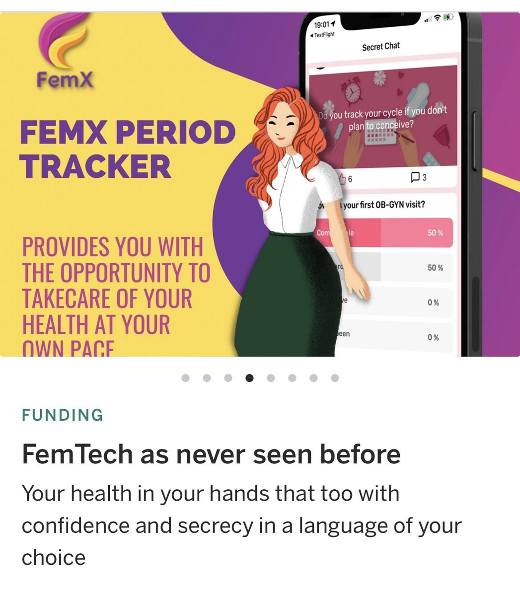 FemX Period Tracker tweet media