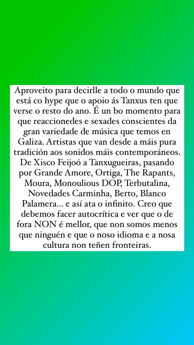 Por certo, xa postxs, aquí deixo outra reflexión 👇🏻