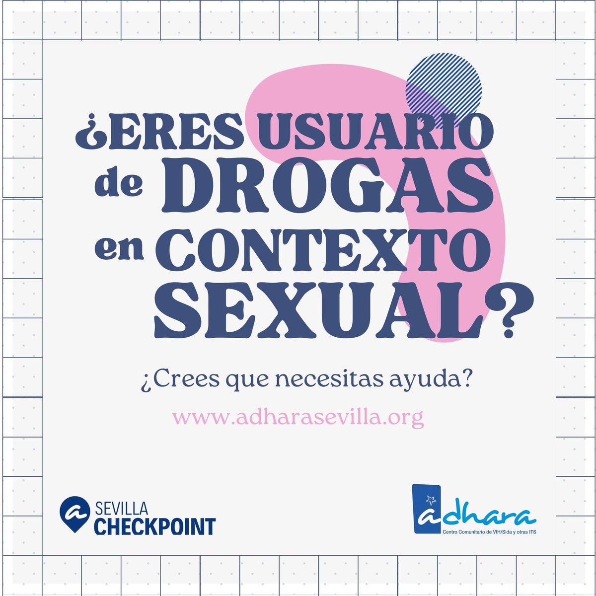 Si crees que necesitas ayuda, cuenta con nosotros y con nuestro equipo de psicólogos.

➡️ Contamos con grupo de apoyo mutuo y atención individual.

➡️ Más información en psicologia@adharasevilla.org

#chemsex #drug #chems #saludsexual