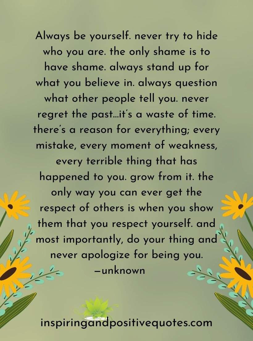 viola_sabine's tweet photo. #alwaysbeyourself #neverhideyourself #alwaysstandup #neverregret #neverapologize https://t.co/KBiEn32OgV