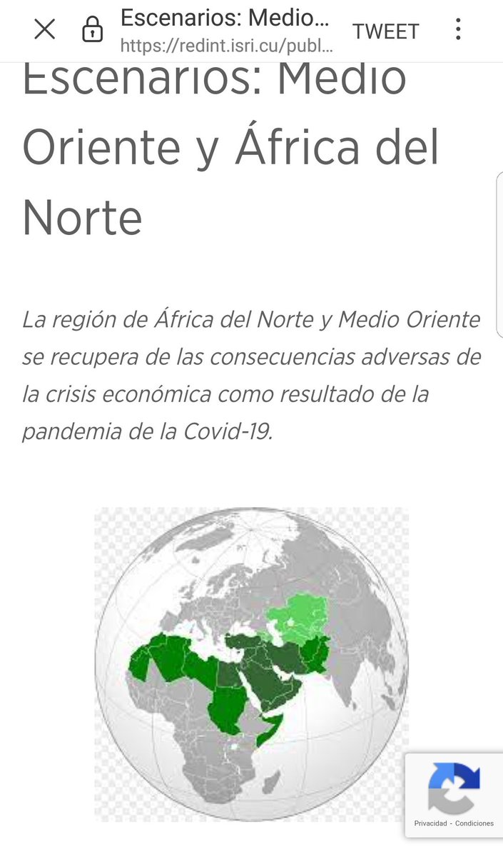 CIPICuba's tweet photo. Proponemos "Escenarios: Medio Oriente y África del Norte" publicado por @redint_cuba artículo de nuestros investigadores @yoslansilverio, Laura Malagón, Gleidys Saname y Dra.C. María Elena Álvarez 
https://t.co/rDEt29CxyJ https://t.co/vZgHs6Wt04