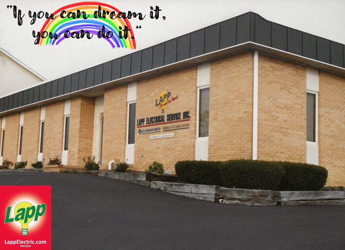LappElectric's tweet photo. “If you can dream it you can do it.” – Unknown 
#LappElectricSundayInspiration #SundayInspiration #NoJobTooSmall #PoweredByPeople #ResidentialElectrician #CommercialElectrician #IndustrialElectrician #ElectricalContractor #LancasterPA #LancasterPAElectrician #CentralPAElectrician https://t.co/ZpKtZSBuu5