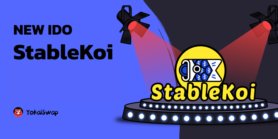 yokaiswapnervos's tweet photo. 🚀Upcoming #IDO alert‼️ 
 
🎏@StableKoi, the most liquid cross-chain stable swap on @NervosNetwork, will be launching its IDO on #YokaiSwap 
 
🔔IDO Open Date: 25 FEB 2022!

Get your $CKB/ $YOK LP Token ready! 🤩

More details will be released next week, stay tuned! ❤️‍🔥 https://t.co/bkO17i0SgN