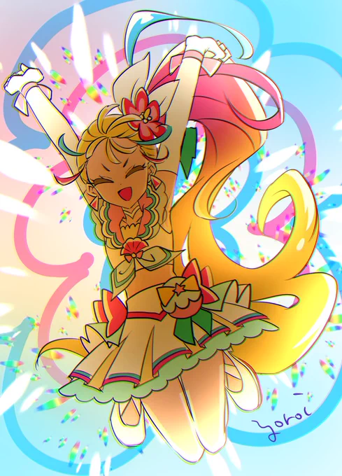 トロプリ観!!!1年間ありがとうございました最高だった#プリキュア #precure 