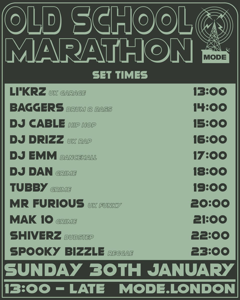 Moderadiolondon's tweet photo. We've invited some of the finest selectors down to bring you 12 hours of nothing but Old School. Expect everything from Dancehall to UK Rap to Grime
This one isn't to be missed
13:00 - Late
Only on https://t.co/37qOyxMm10 https://t.co/Zz68Q5kguN
