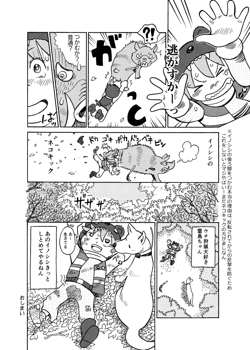 「雷鳥ちゃんの狩猟日誌」2/2