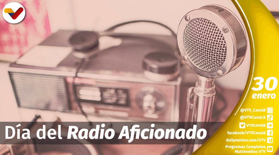 #EFEMÉRIDE🗒️| Desde el año 1934, cada #30Ene se celebra en Venezuela el Día del Radioaficionado, para celebrar la fundación del Radio Club Venezolano (RCV), organización que agrupa, entrena y representa a los radioaficionados de nuestro país. #VenezuelaDePazYJusticia