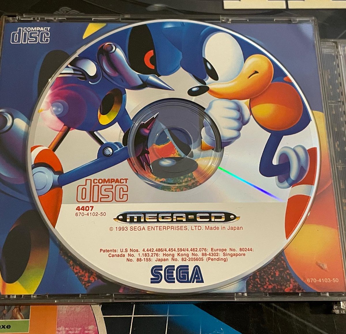 CrtHeaven's tweet photo. Which cover art & disk art do you prefer? Iโd go #PAL for cover but #NTSCJ for disk! #soniccd #megacd #SonicTheHedgehog https://t.co/KYEG3YZAu5