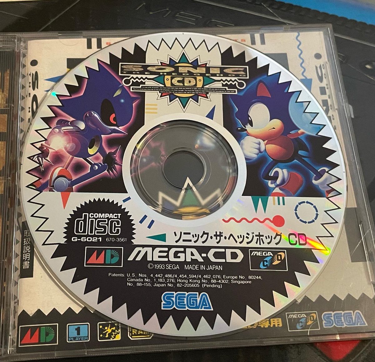 CrtHeaven's tweet photo. Which cover art & disk art do you prefer? Iโd go #PAL for cover but #NTSCJ for disk! #soniccd #megacd #SonicTheHedgehog https://t.co/KYEG3YZAu5