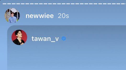 tawanchapter's tweet photo. it’s a rare thing to see this kind of pic, and yes it actually happened tonight!😭 #เตนิว https://t.co/oKWRfQs3XR