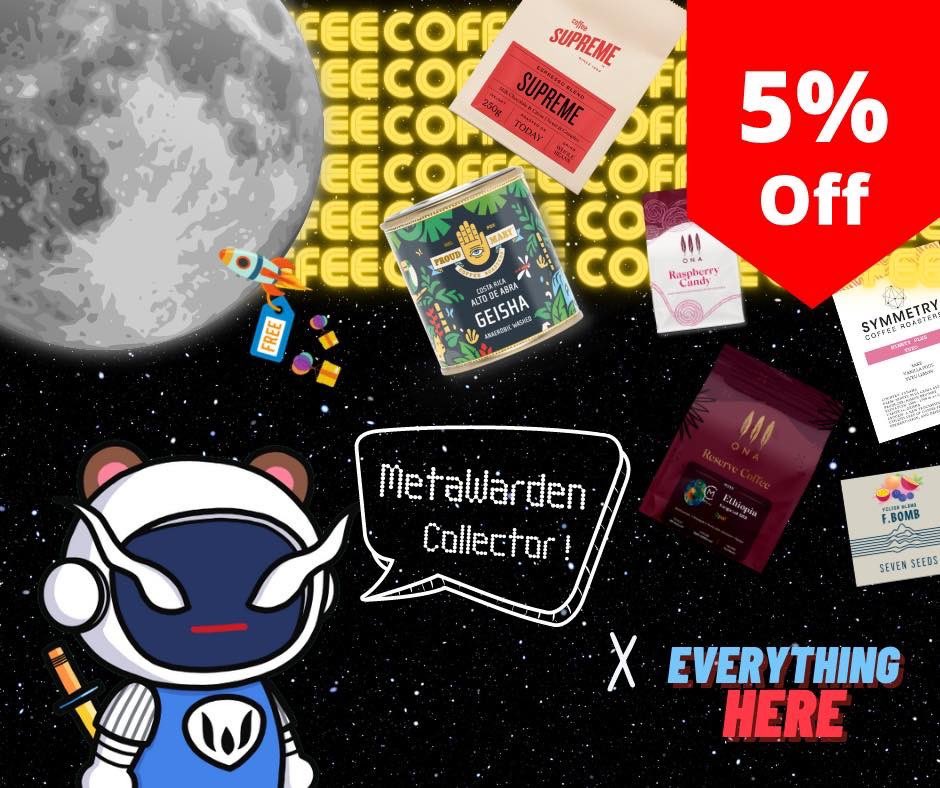 MwadPromo's tweet photo. ☕️ Everything Here x MetaWarden  👽

Coffee Addicted?
Luckily you are MetaWardeners, 
__5% off  and FREE DELIVERY for MetaWardeners!!! 🎉__

Get your privileges NOW!
Facebook : https://t.co/DP1UbggC3j https://t.co/Ry9ZayuwOu