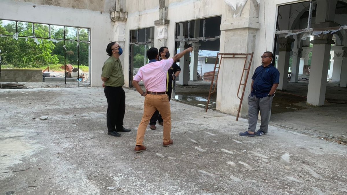 Mesyuarat Tapak kali ke 38 Projek Masjid Kampung Baru Kertih yang dipengerusikan oleh Jurutera Daerah <a href="/MoALiS114/">MoALiS</a>.
#jkrprihatin
#jasapadarakyat
<a href="/JKRTerengganu/">JKR Terengganu</a> <a href="/yusufghani200/">تذكرة</a> <a href="/HasliJKR/">Hasli Ibrahim (Ir. Dr.)</a> <a href="/JKRMalaysia/">JKR Malaysia</a> <a href="/sabira69914729/">sabira</a> <a href="/Nadiah1209/">Nadiah</a>