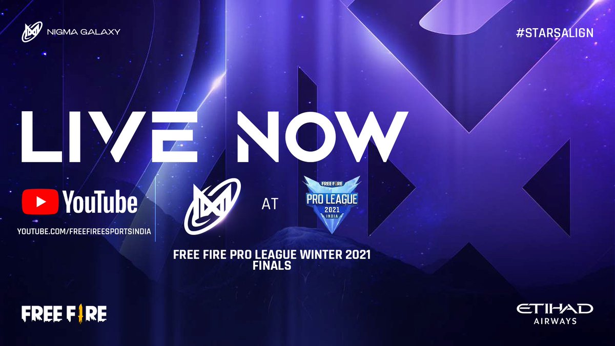 NGXindia's tweet photo. We are all ready for the Finals of Free Fire Pro League Winter 2021! 

🖥️:https://t.co/dJDuYcRWVF

#StarsAlign #NGXfreefire https://t.co/hGVevrpDQb
