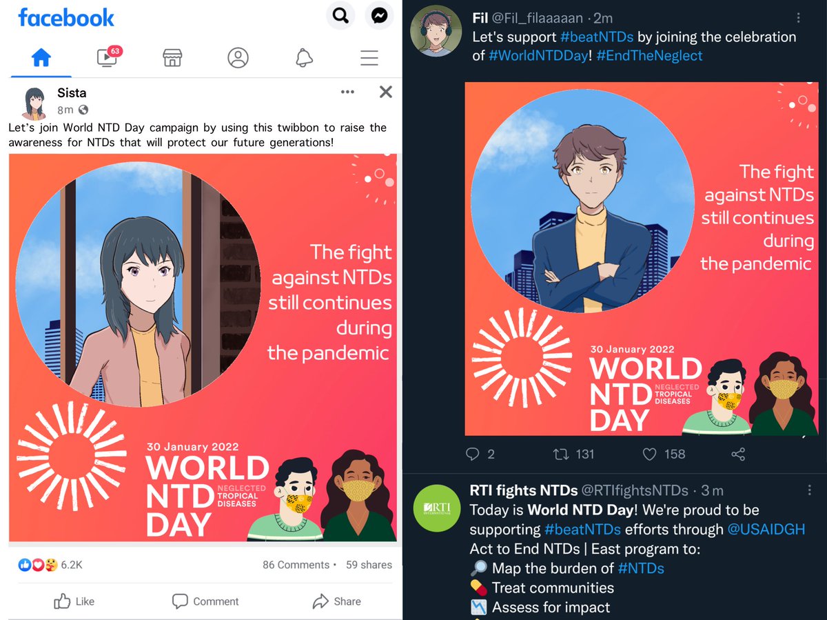 junaediahmad's tweet photo. Today is #WorldNTDDay! We are almost at the end of Fil &amp; Sista’s journey. Let’s find out what are they doing for today on the final part of this comic strips!
 You can join with them on twibbon campaign at https://t.co/3Hc3tPM04V

#beatNTDs #100percentcommitted

@RTIfightsNTDs https://t.co/NY41jPoneF