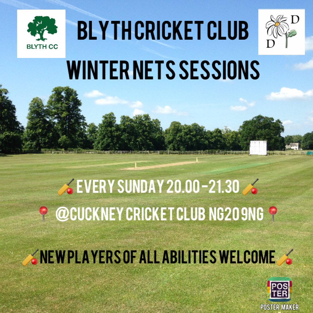 Blyth Cricket Club (@blythccnotts) on Twitter photo Reminder to all players new and old.
Anyone interested in coming down for a hit, don’t hesitate to message us! 🏏
<a href="/cricketnotts/">Notts Recreational Cricket</a> <a href="/Active_Notts/">Active Notts</a> <a href="/worksoplife/">Worksop Life</a> <a href="/retfordlife/">Retford Life</a> <a href="/nottslivesport/">Nottinghamshire Live Sport</a> Reminder to all players new and old.
Anyone interested in coming down for a hit, don’t hesitate to message us! 🏏
<a href="/cricketnotts/">Notts Recreational Cricket</a> <a href="/Active_Notts/">Active Notts</a> <a href="/worksoplife/">Worksop Life</a> <a href="/retfordlife/">Retford Life</a> <a href="/nottslivesport/">Nottinghamshire Live Sport</a>