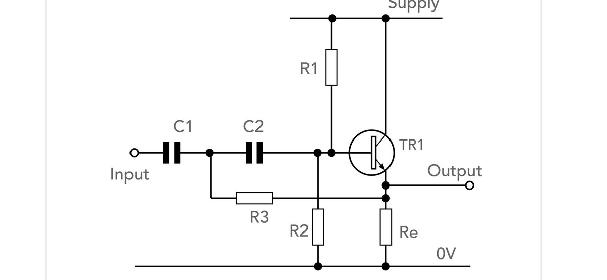 ElecNotes's tweet image. A simple one transistor high pass filter can be very useful when some attenuation is needed &amp;amp; there is no space left on the PCB.
#highpassfilter #electronicdesign #circuitdesign #transistor 
electronics-notes.com/articles/analo…
