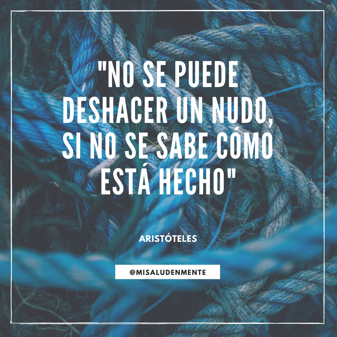 Si llevas tiempo intentado deshacer un nudo y no has podido, puedes pedir ayuda a un profesional.

Leer más...👇
sgarciaguillenpsic.wixsite.com/misaludenmente…