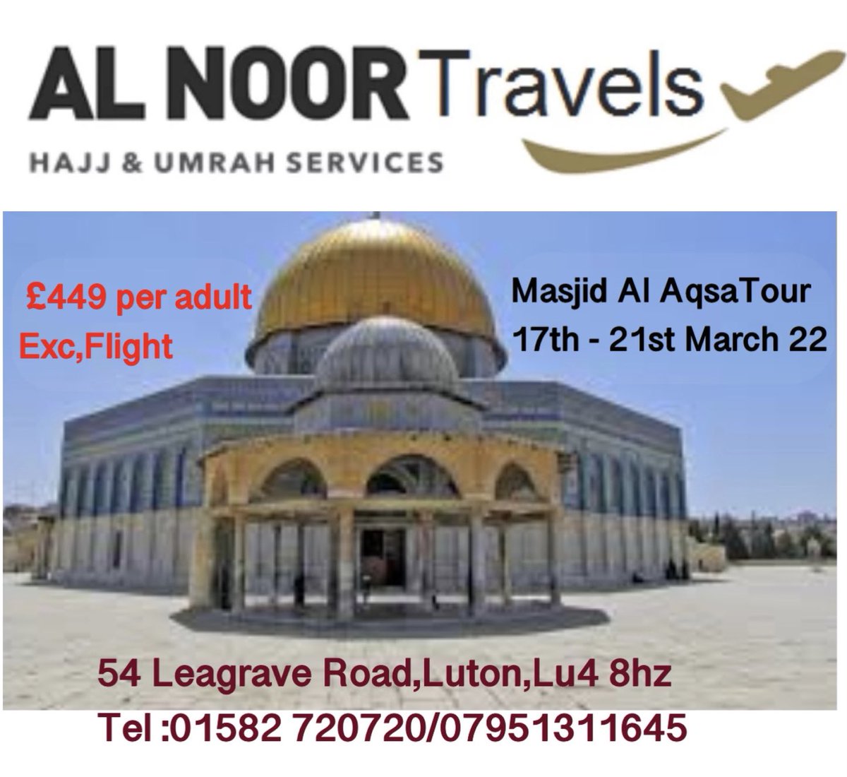 Al Noor Travels Luton UK tweet media