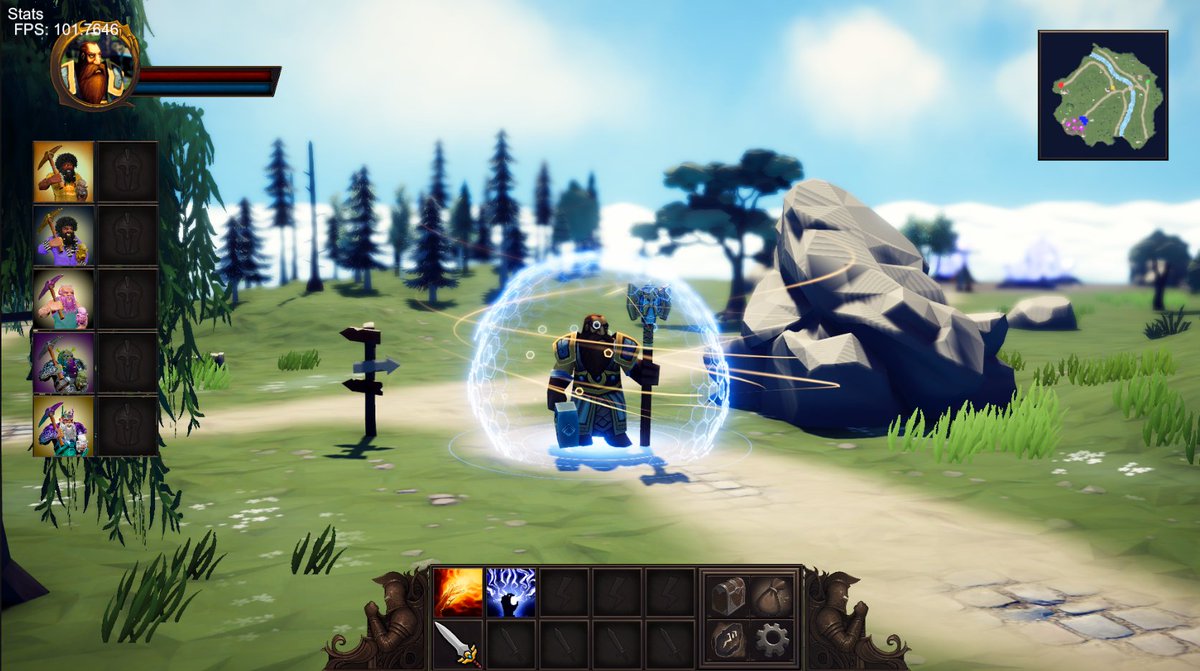 solcraftgame's tweet photo. The second spell we have implemented is the Shield/protection spell to protect you from orc attacks 🛡️⚔️  #PlayToEarnGame #solana #SolanaNFTs https://t.co/wwVGXc0DQE