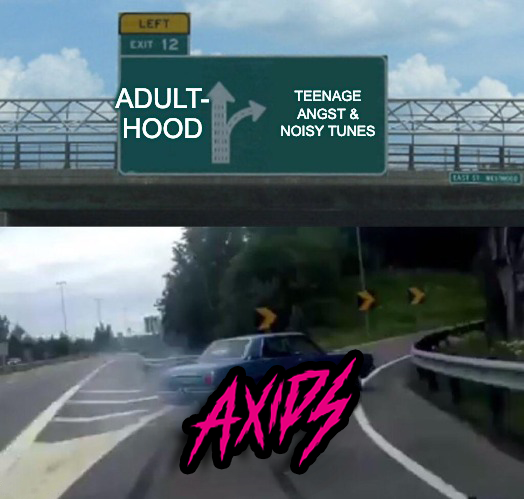 AxidsThe's tweet photo. Yep, that's us. #axids #punkrock https://t.co/nAxdIWW702