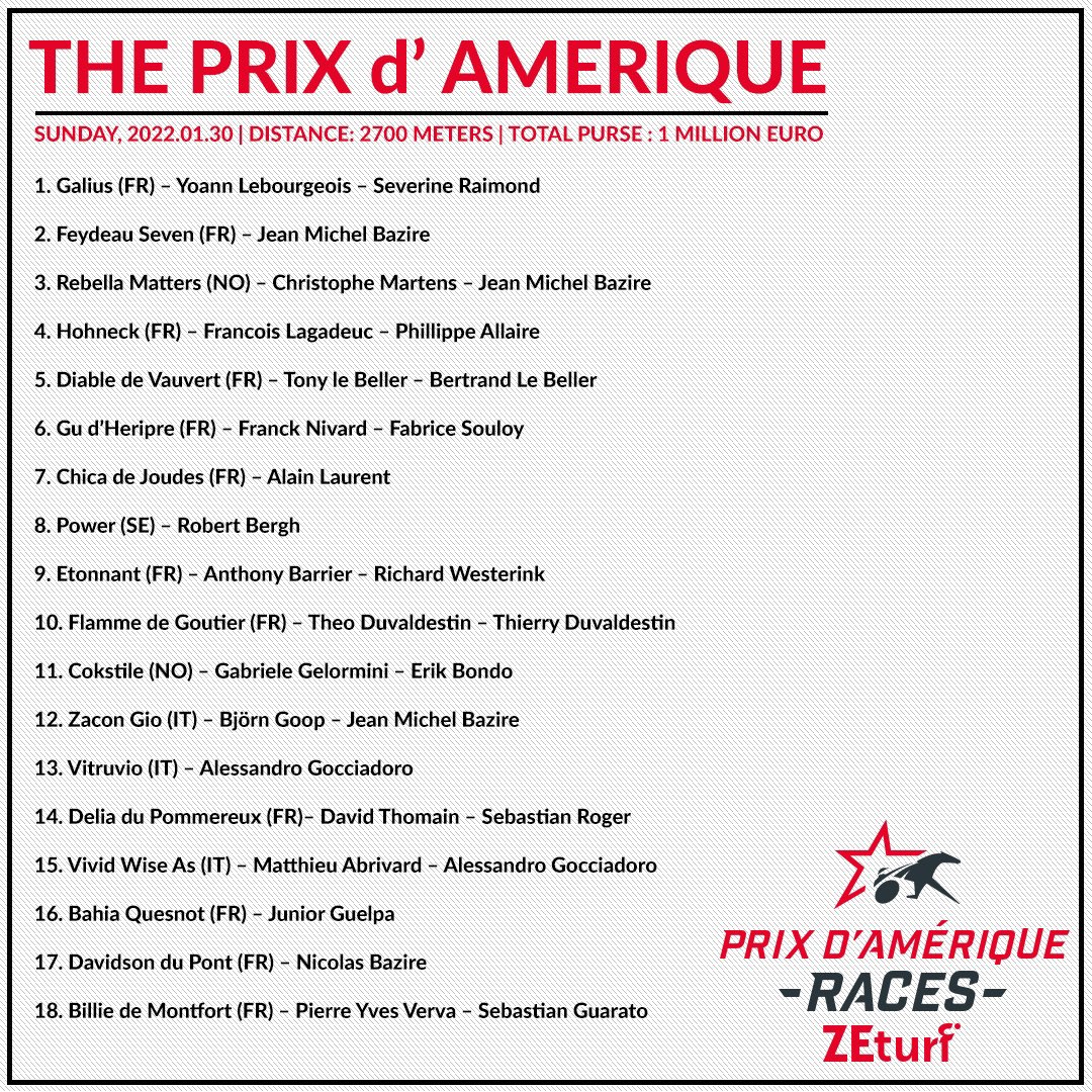 Prix d’🇺🇸 @vhpofficiel <a href="/So_Trot/">So Trot-Vincennes</a> <a href="/Paris_Turf/">ParisTurf</a> @JMBfanpage <a href="/USTrotting/">U.S. Trotting Assn.</a> <a href="/DRFHarness/">DRF Harness</a> <a href="/TheMeadowlands/">Meadowlands Racing</a>