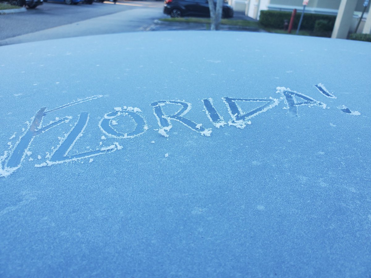 billeecox's tweet photo. First frost #in10years #globalwarminghoax #covfefe https://t.co/gFOh7AiXuW