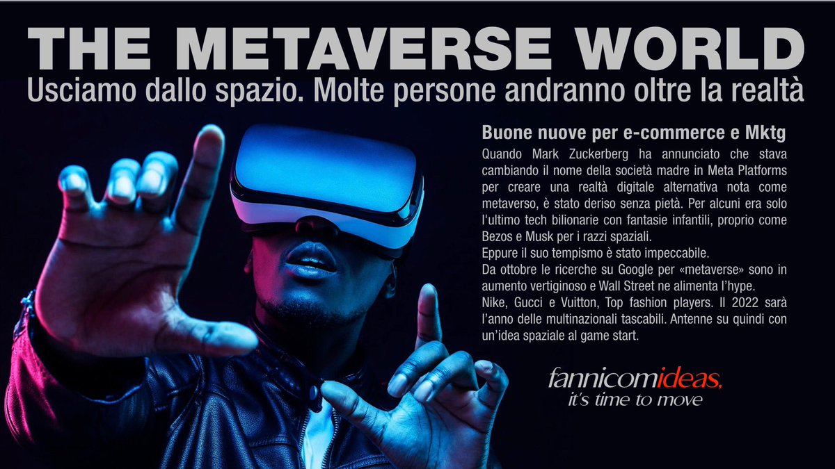 THE METAVERSE WORLD 🤸‍♀️ #fannicom #ideas for #social and #touchpoint #emotions #Channel #digital | #Milano #Bologna #Verona #art #Fashion #design #food #Bardolino  #Sport #moda #ideas #google #thec #GDO  #creativity #Metaverse #Nft #Triathlon
