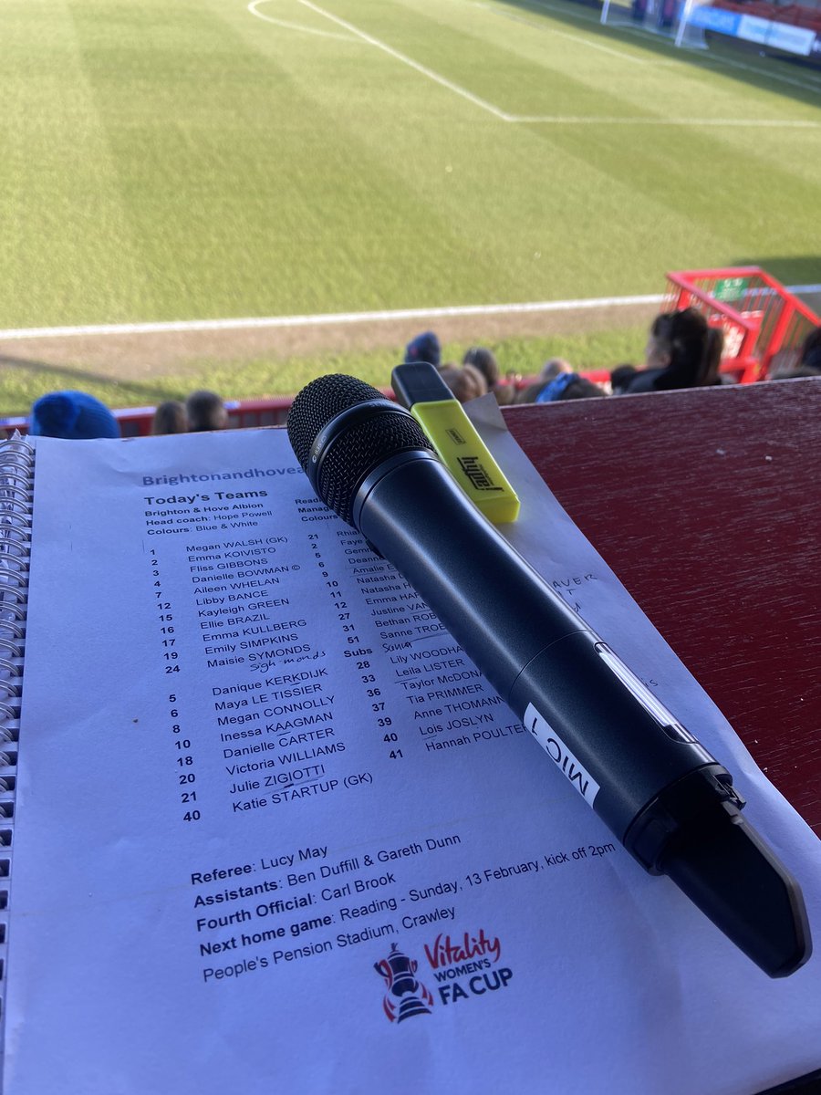 Laaaaavly weather for a cup game 

#wfacup ⚽️ #football