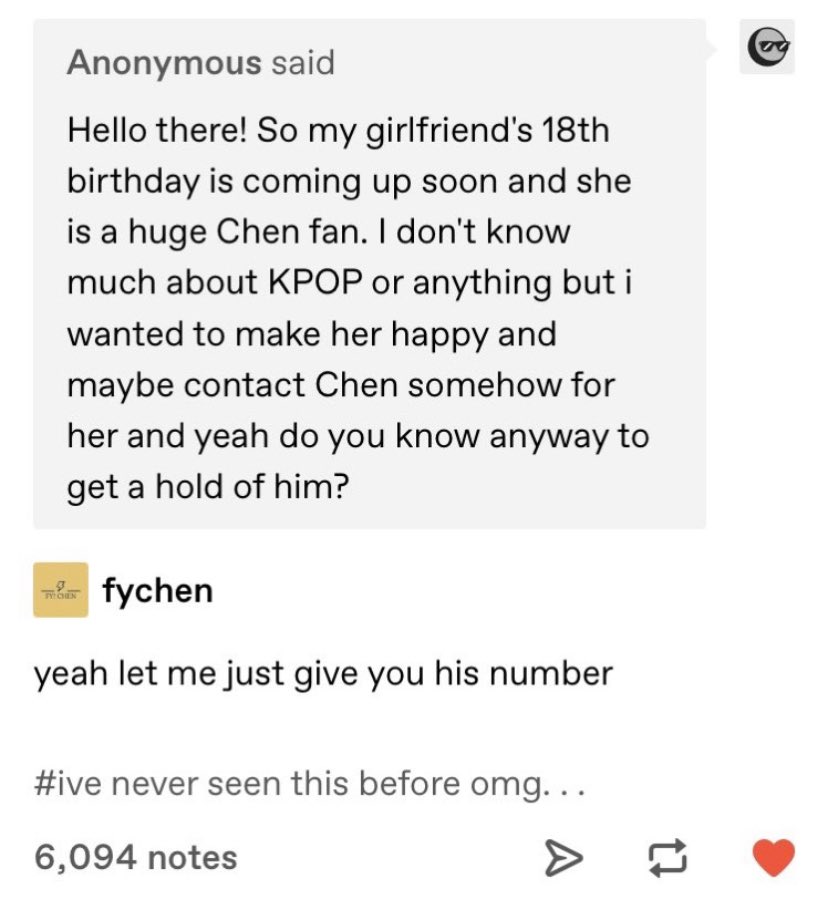 daeprive's tweet image. anyone got chen on the phone