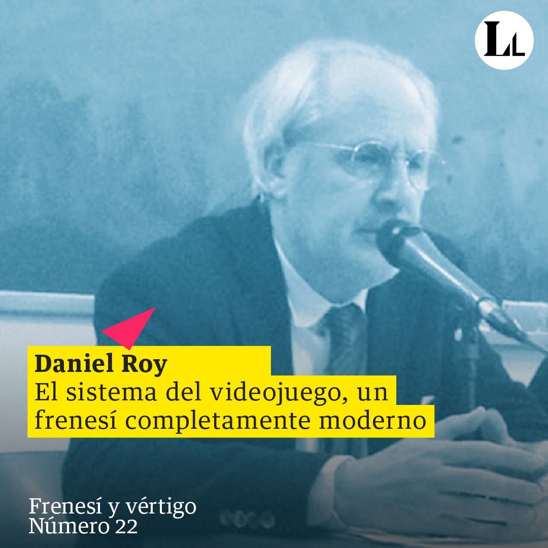 LetrasLacan's tweet photo. 🎮👾”El #videojuego pone esto en el corazón de su “sistema”: disponer de otras vidas y no enfrentarse a la dimensión de lo irreversible e irremediable" #DanielRoy
¿Aún no tienes el numero de la revista Letras Lacanianas "Frenesí y Vértigo"? 
Suscríbete: https://t.co/GwNhOccZcd https://t.co/j9iusGcMtv