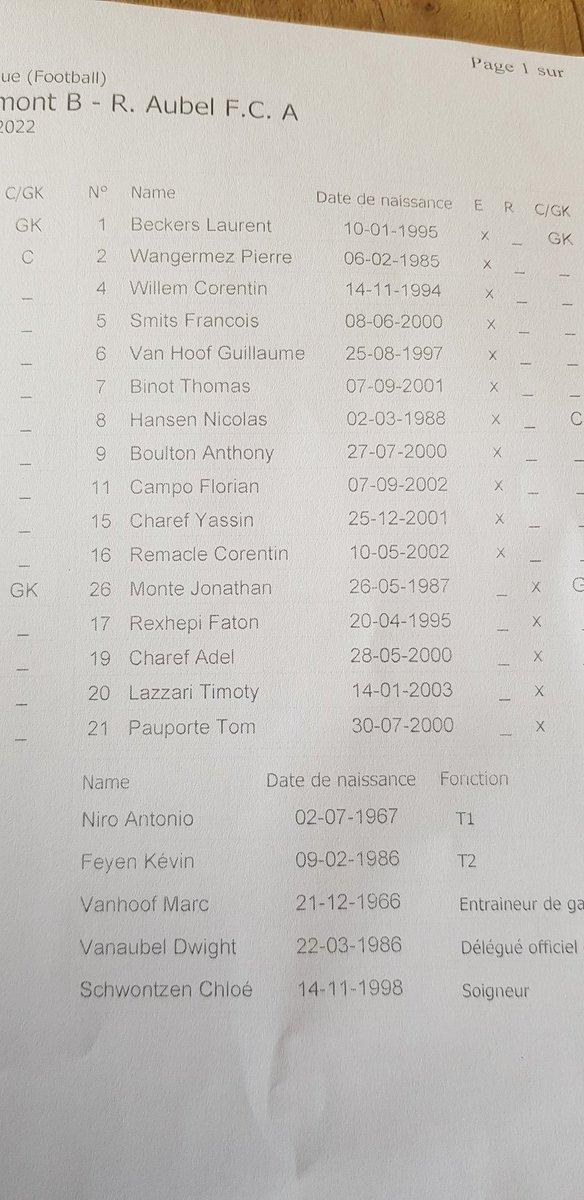 C'est parti à Sprimont B - Aubel (P1)