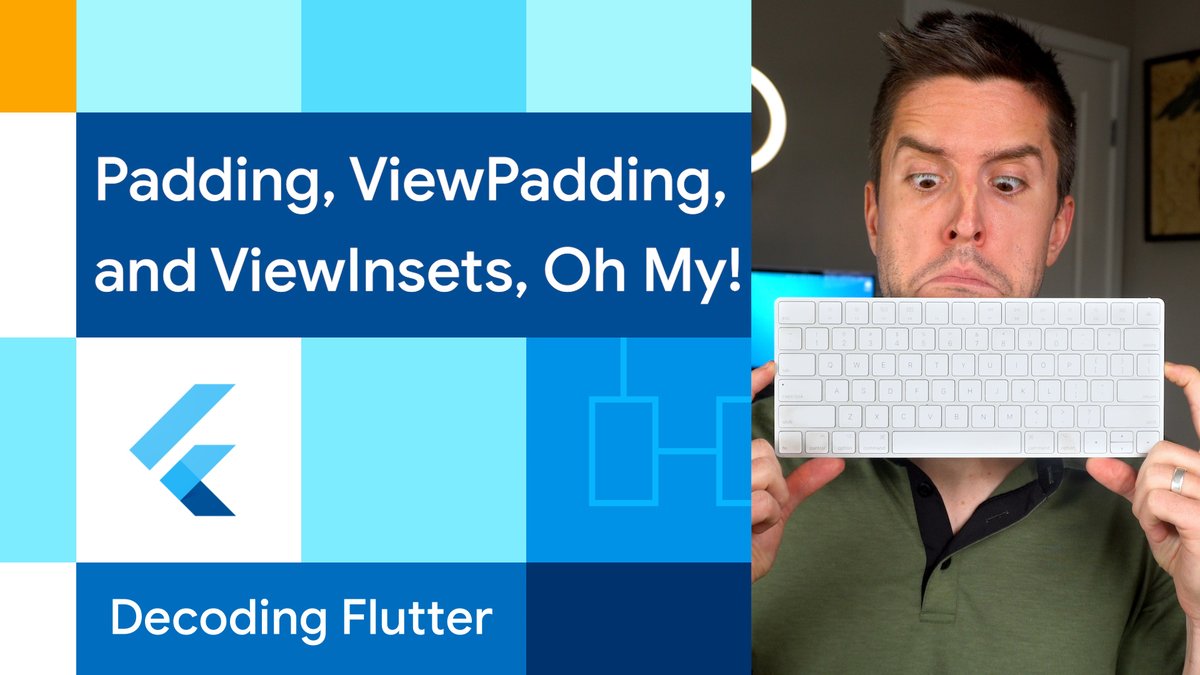 googledevjp's tweet image. 🙌 Padding、ViewPadding、ViewInsets が思いどおりにならないという経験はありませんか?
Flutter で UI 上のシステム障害物を測定する方法について、@craig_labenz が解説します🎥(日本語字幕あり)→ goo.gle/3ry5ipr
DartPad デモ 🎯 → goo.gle/3qrgmoH
#DecodingFlutter