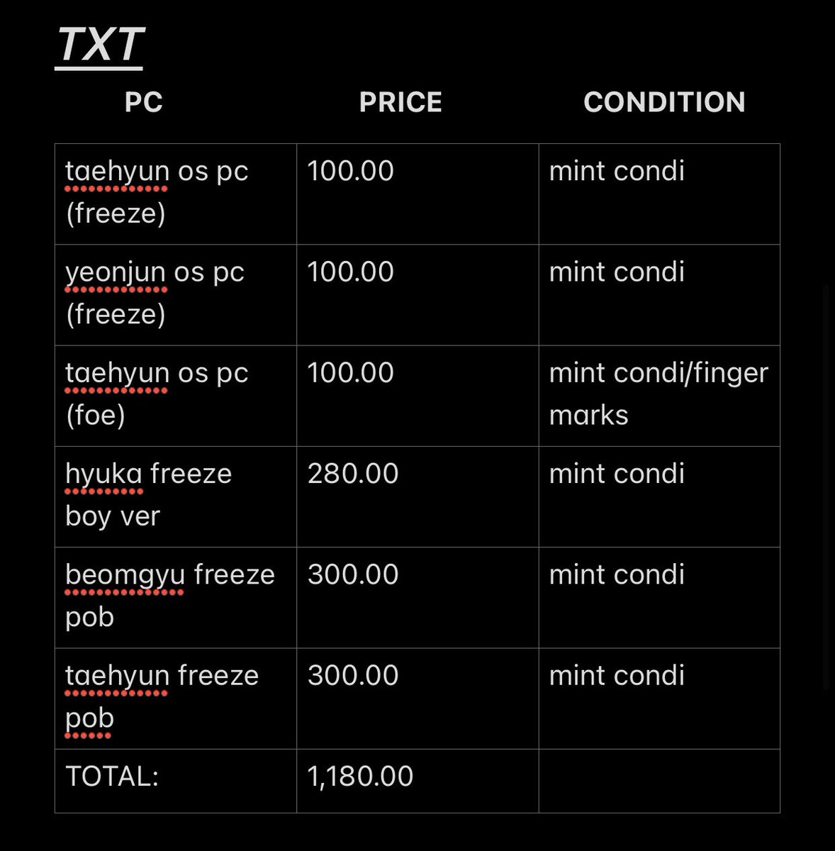 yoonskart's tweet photo. ꒰ CLAIMING TWEET ꒱
wts lfb txt ph 

txt photocards set
— !! see condi first before claiming ( https://t.co/FzNvUDHO9A )
— seller’s notif based
— read pinned !!

reply mine set or mine set for @

🏷️txt fight or escape os pc beomgyu taehyun freeze pob yeonjun hueningkai https://t.co/jSTZrXiKOU