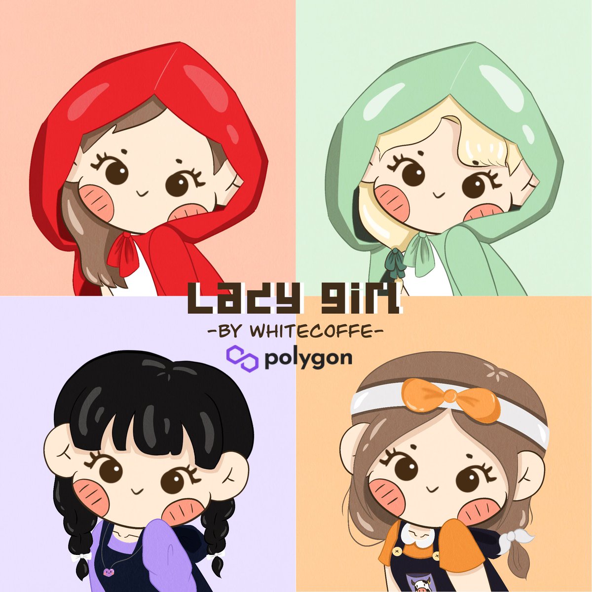 whitecoffeeNFT's tweet photo. New drops! 🥳
Lady girl 01 - 04
Little Riding hood 🤲🤍
0.007 WETH on Polygon chain
👇👇👇
◽️ https://t.co/VlNAPsCjvS

#Polygon #MATIC #NFTs #nftart #NFTartist #NFTCommumity #NFTTHAILAND #NFTthai #NFTThaicommunity #NFTProfilePic https://t.co/MXzwCH1gxR