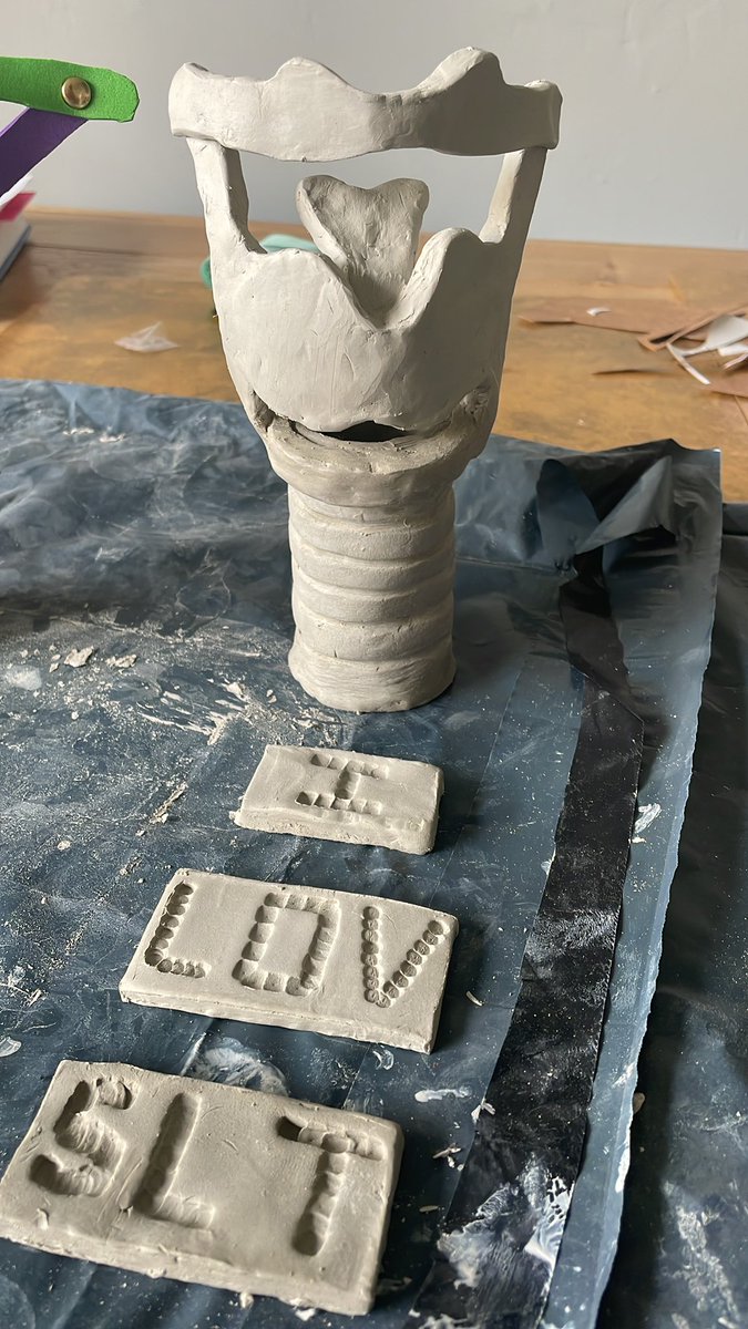 My handmade #Larynx The finished product😍 <a href="/SLTHuddsUni/">.</a> <a href="/RCSLT/">RCSLT 💙</a> <a href="/RCSLTLearn/">RCSLTLearn</a> @rcslt_bulletin #SLT2B