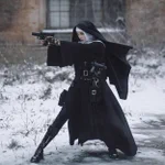 この組み合わせ最強では？シスターと銃の組み合わせ!