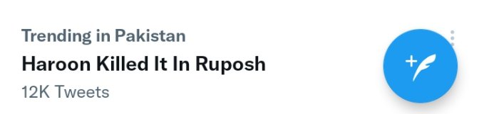 AmnaKha14656675's tweet photo. Haroon Killed It In Ruposh
12K tweets MashaAllah https://t.co/BOb6YeiiSd