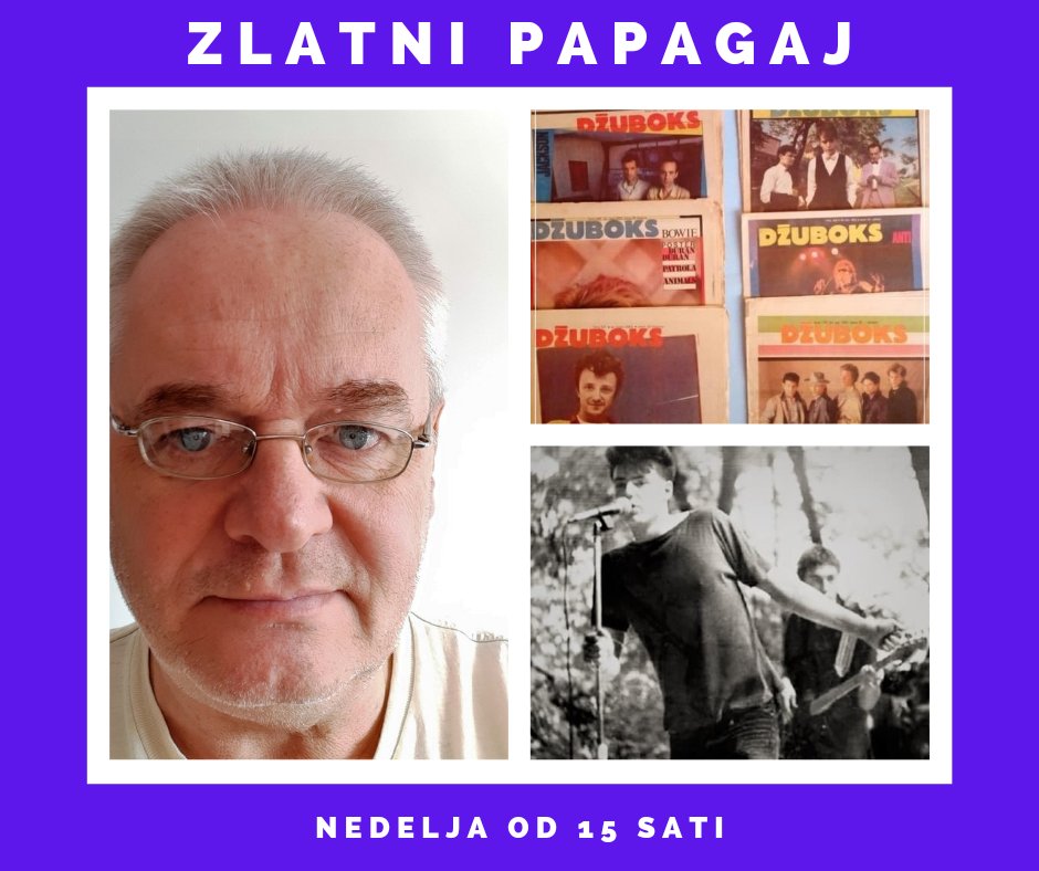 Beograd202's tweet photo. Nova epizoda priče o "Novom talasu", najznačajnijem sveumetničkom pokretu na prostoru regiona.
Sagovornici su: Dušan Kremer, Dušan Petrović (Duh Nibor), Slobodan Nešović Loka.
🔊 #ZlatniPapagaj od 15.00
🎙️ @KepcijaOlga
#NoviTalas #NoviVal #osamdesete #DobraMuzika #DomaćaMuzika https://t.co/Qt83LxRLnN
