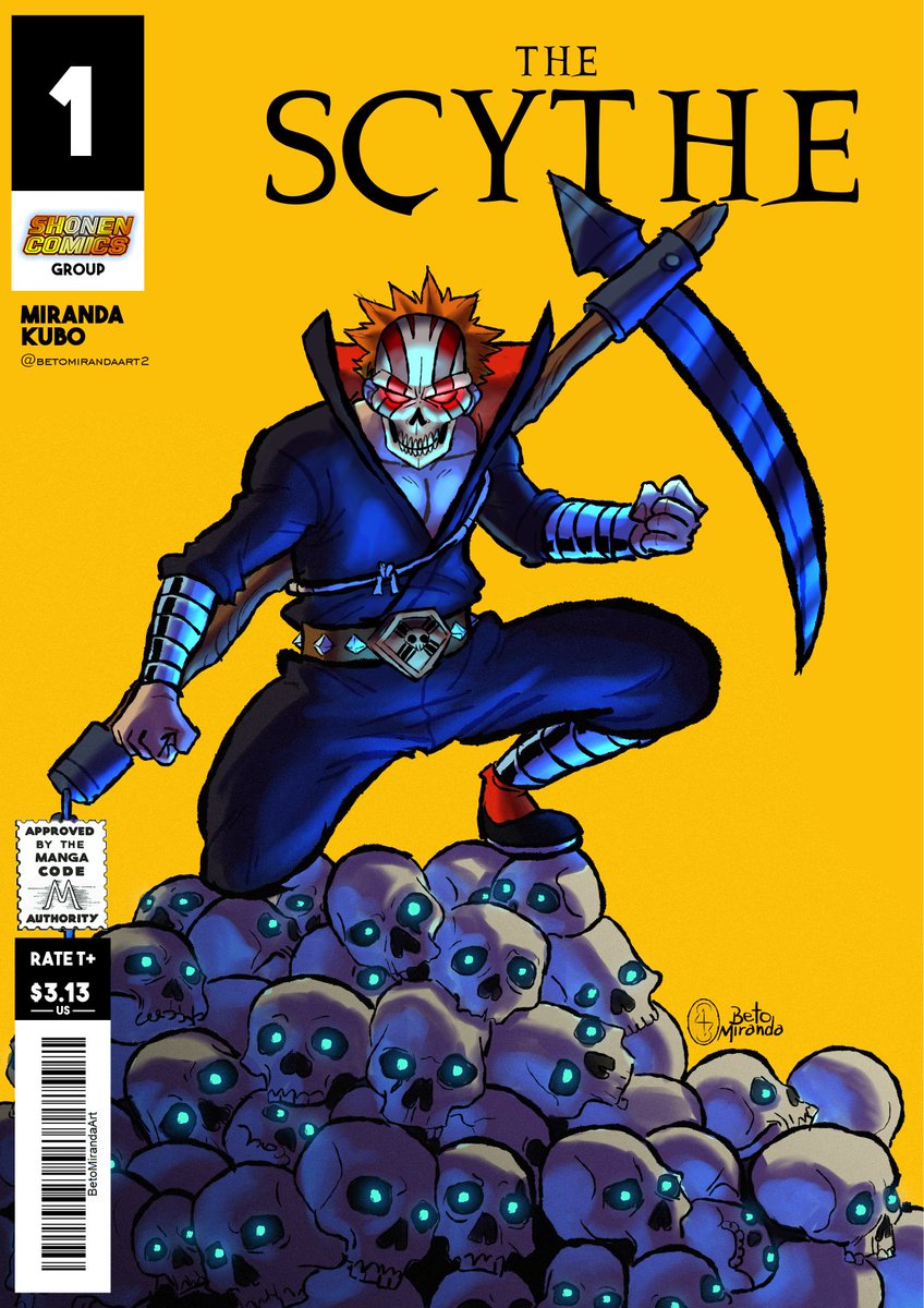 betomirandaart2's tweet photo. If Bleach was a american comic book?
Shonen Comics is an art series REIMAGINING the heroes of manga in an American comic style, which character do you think should get this makeover?
#ShonenComics #ShonenJump #Bleach #TheScythe #Comics #Manga https://t.co/Ud1vCwg1kt