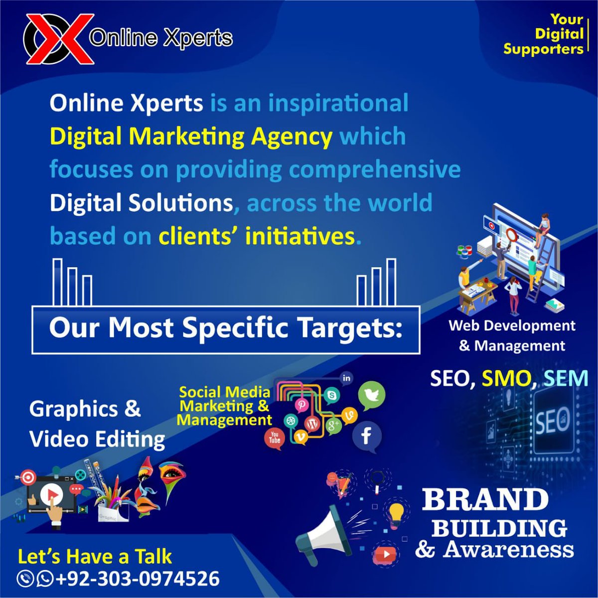 online_xperts's tweet image. - - - - - Why Choose Online Xperts? - - - - -
You can get all digital marketing services under a same shelter &amp;amp; get guaranteed results from our Digitalization Process.

#OnlineXperts #digitalmarketing #businessconsultation #businessowner #businessdeveloper