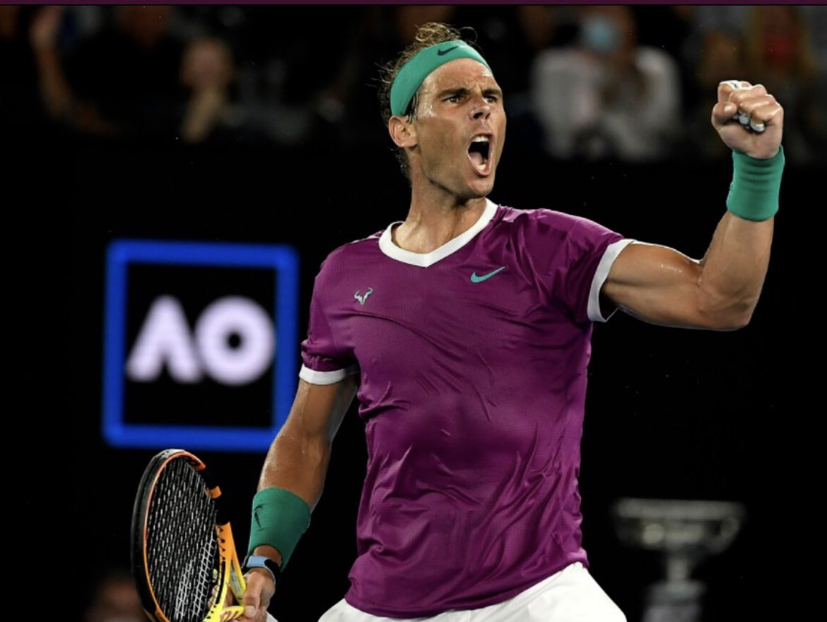 Él. El más grande. Mi tocayo, <a href="/RafaelNadal/">Rafa Nadal</a>. #AusOpen #VamosRafa