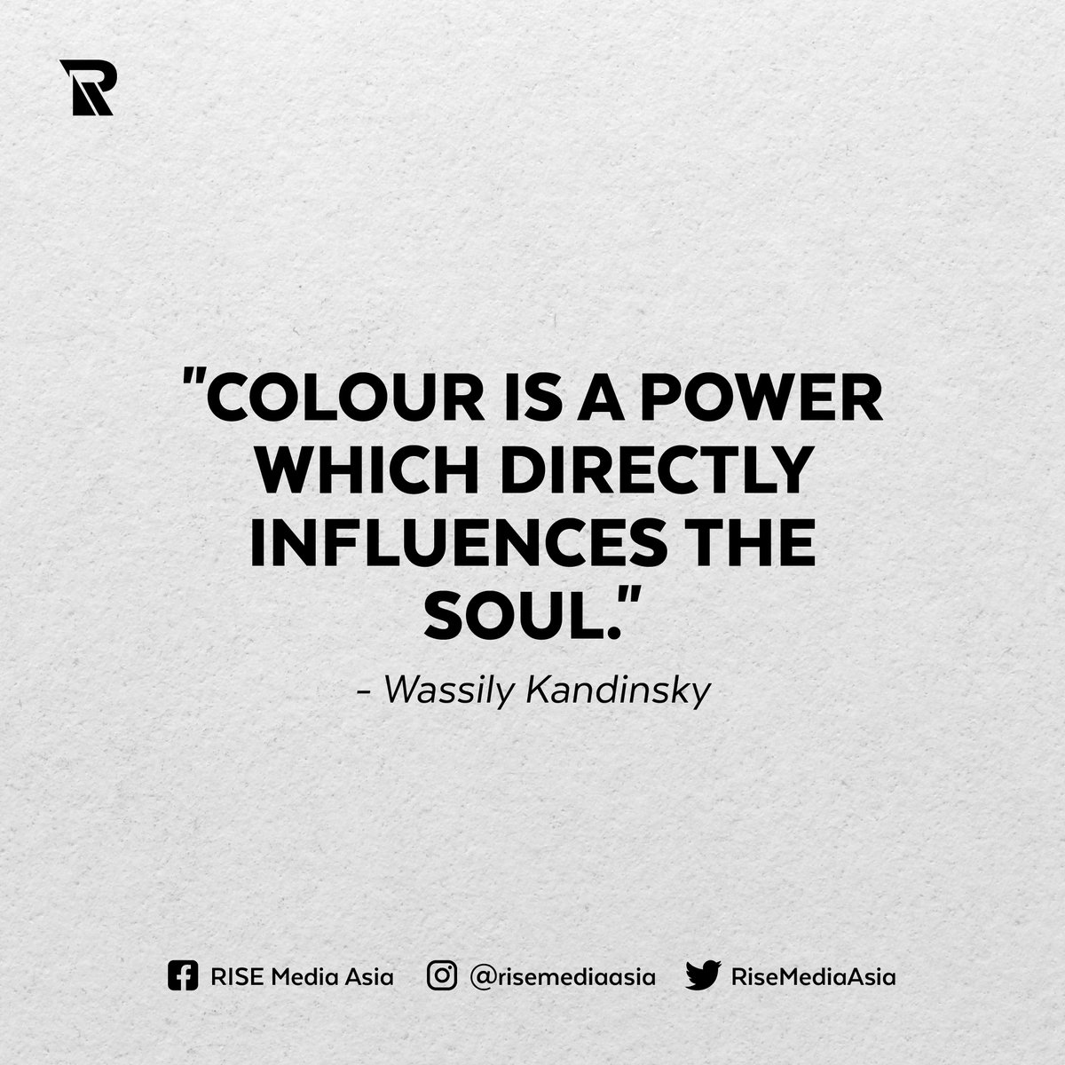 RISEMediaAsia's tweet photo. Colour Influence People.

Colour could make something look better or much worse. You need to choose the right colour to get the best outcome and feedback ever! Visuals are important. https://t.co/IlCyKriWJS