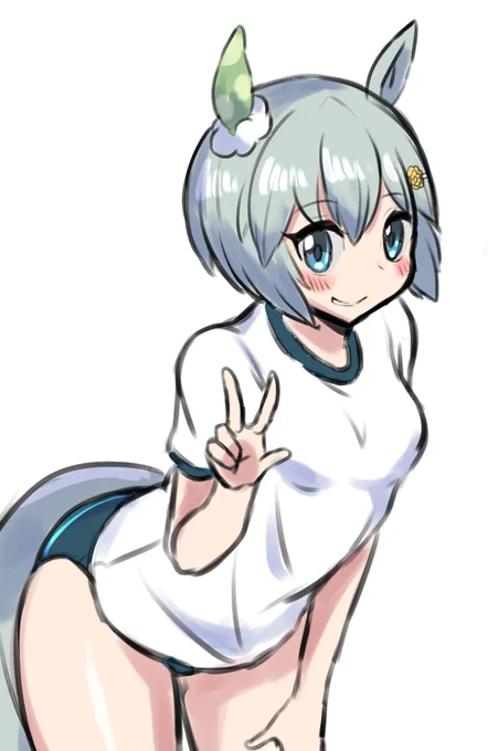 新しいブラシで描いたセイウンスカイ 