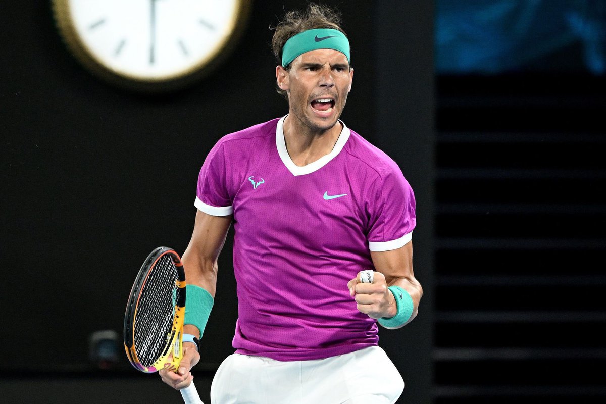 21 Grand Slams!!! IMPRESIONANTE. <a href="/RafaelNadal/">Rafa Nadal</a>